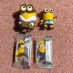 4 Minions Figure Set